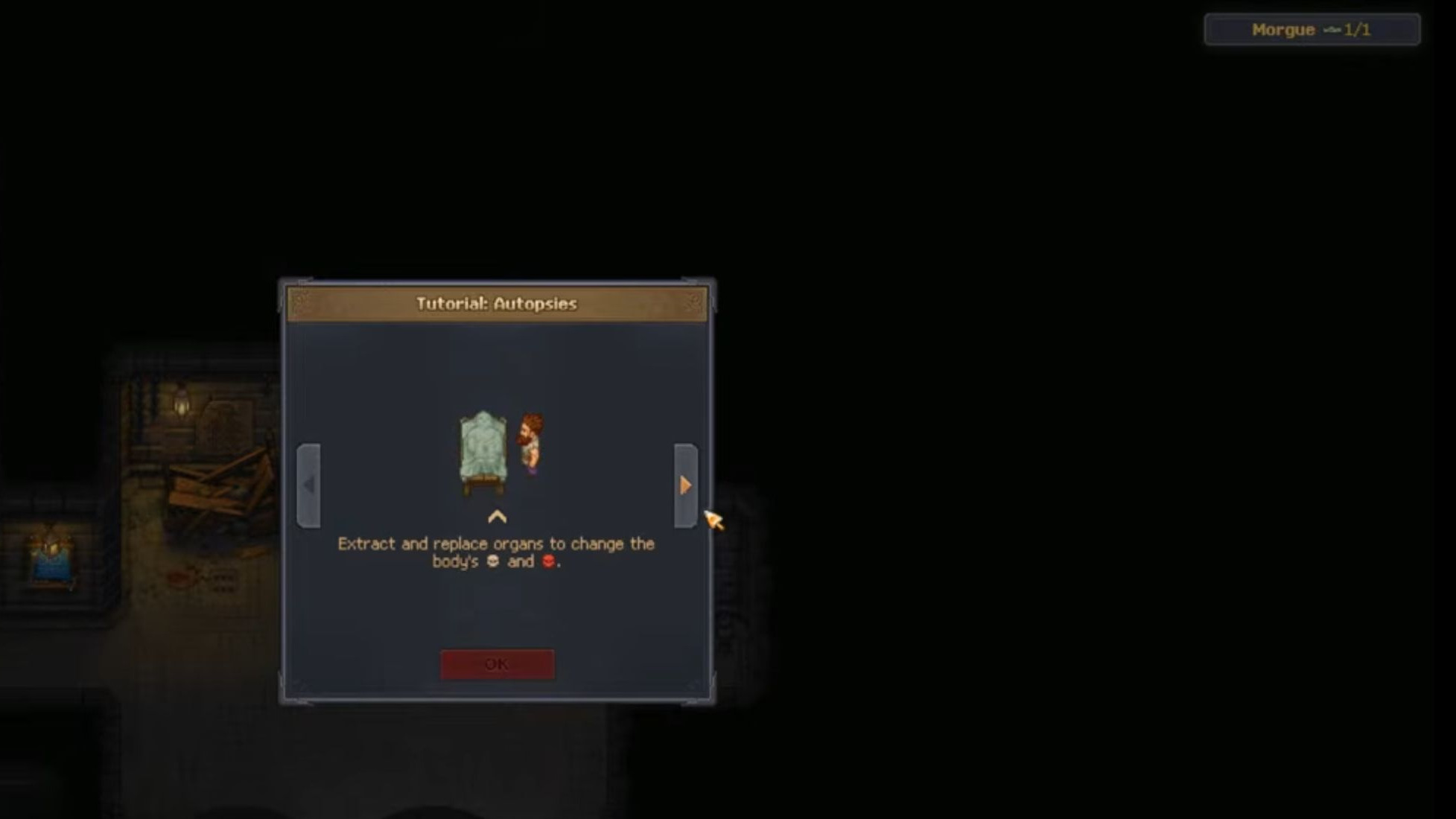 The autopsy tutorial explaining that organs change a body’s white and red skulls